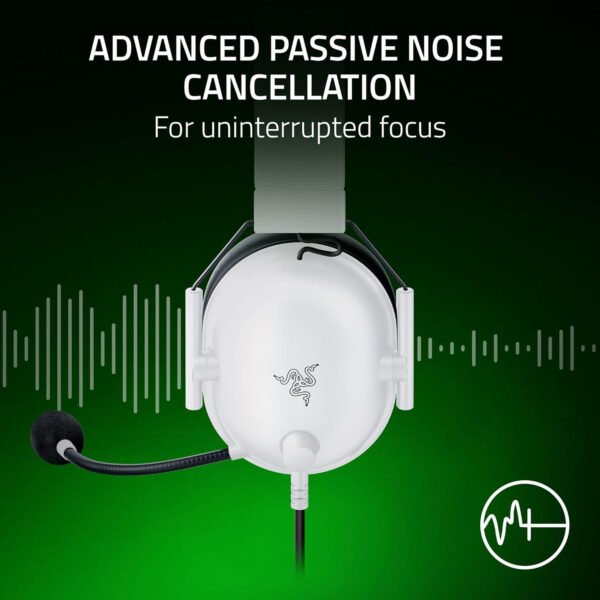 Razer BlackShark V2 X Auriculares para gamer: sonido envolvente 7.1, controladores de 1.9 ″, almohadillas de espuma viscoelástica, para computador, PS4, PS5 o Switch con conector de 3.5 mm, negros - Imagen 48