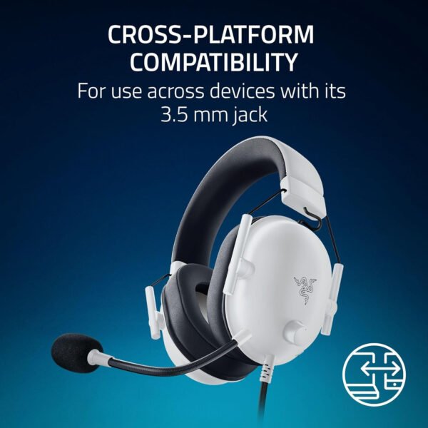 Razer BlackShark V2 X Auriculares para gamer: sonido envolvente 7.1, controladores de 1.9 ″, almohadillas de espuma viscoelástica, para computador, PS4, PS5 o Switch con conector de 3.5 mm, negros - Imagen 69