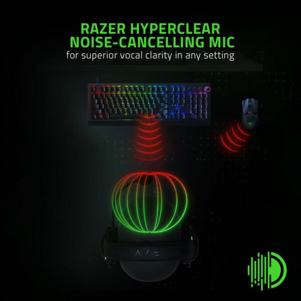 Razer BlackShark V2 X Auriculares para gamer: sonido envolvente 7.1, controladores de 1.9 ″, almohadillas de espuma viscoelástica, para computador, PS4, PS5 o Switch con conector de 3.5 mm, negros - Imagen 73