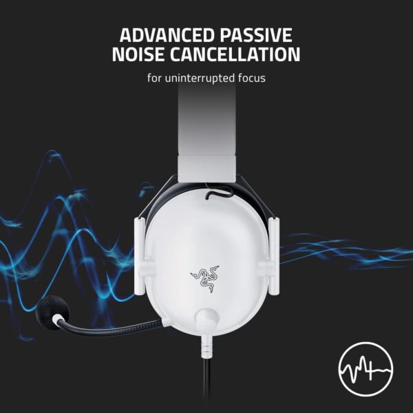 Razer BlackShark V2 X Auriculares para gamer: sonido envolvente 7.1, controladores de 1.9 ″, almohadillas de espuma viscoelástica, para computador, PS4, PS5 o Switch con conector de 3.5 mm, negros - Imagen 82