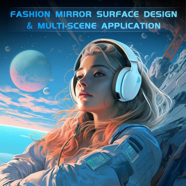 Auriculares inalámbricos para juegos de 2.4 GHz para PS5, PS4 Fortnite y Call of Duty/FPS Gamers, PC, Nintendo Switch, auriculares Bluetooth 5.3 para juegos con micrófono con cancelación de - Imagen 7