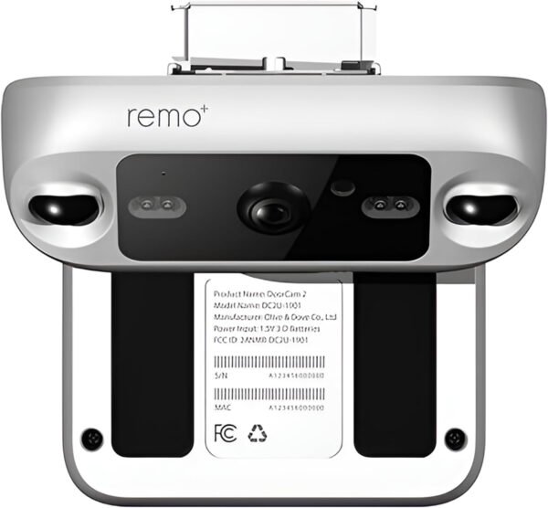 Remo+ DoorCam 3 - Cámara de seguridad inalámbrica sobre la puerta, almacenamiento de video rodante de 3 días sin suscripción, video de 1080p, visión nocturna, conversación bidireccional, IA con - Imagen 9