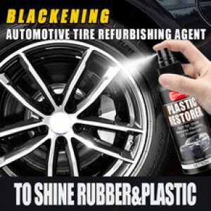 Cera para neumáticos de motocicleta, agente reparador ennegrecedor y de brillo duradero para neumáticos: protección duradera contra el agrietamiento y el envejecimiento.