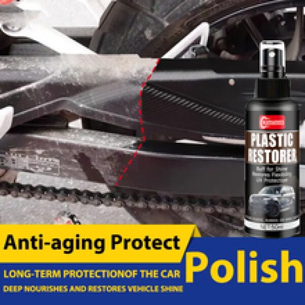 Cera para neumáticos de motocicleta, agente reparador ennegrecedor y de brillo duradero para neumáticos: protección duradera contra el agrietamiento y el envejecimiento. - Imagen 4