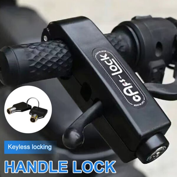 Candado ergonómico antirrobo para manillar de bicicleta y motocicleta, con acelerador y freno, accesorio de seguridad para bicicleta eléctrica y motocicleta. - Imagen 3