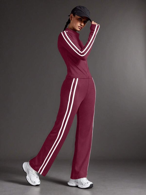 Sport Conjunto de ropa deportiva y yoga para mujer, conjunto de chándal para caminar y uso casual al aire libre, conjunto de ropa de entrenamiento para mujer, conjunto de leggings para mujer - Imagen 15