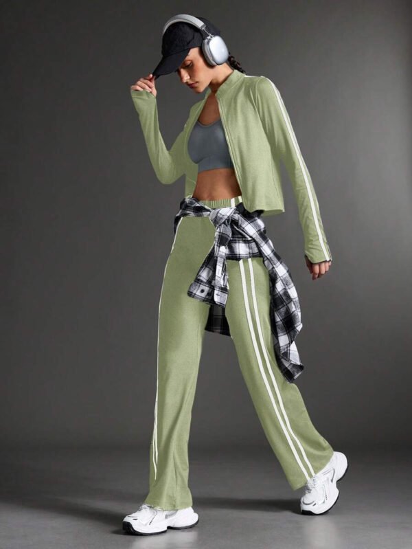 Sport Conjunto de ropa deportiva y yoga para mujer, conjunto de chándal para caminar y uso casual al aire libre, conjunto de ropa de entrenamiento para mujer, conjunto de leggings para mujer - Imagen 25