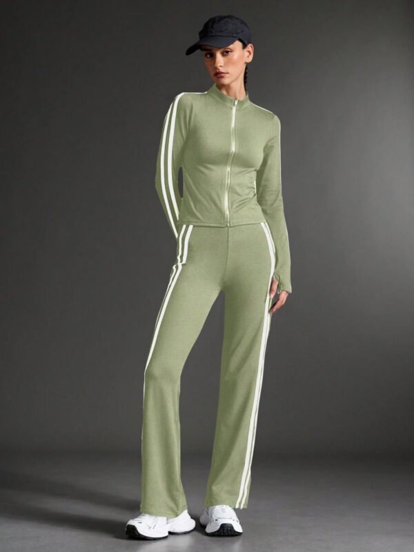 Sport Conjunto de ropa deportiva y yoga para mujer, conjunto de chándal para caminar y uso casual al aire libre, conjunto de ropa de entrenamiento para mujer, conjunto de leggings para mujer - Imagen 26
