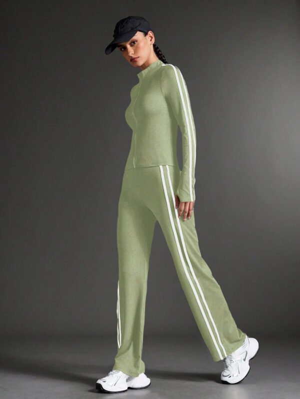 Sport Conjunto de ropa deportiva y yoga para mujer, conjunto de chándal para caminar y uso casual al aire libre, conjunto de ropa de entrenamiento para mujer, conjunto de leggings para mujer - Imagen 28