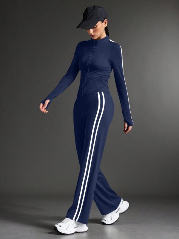 Sport Conjunto de ropa deportiva y yoga para mujer, conjunto de chándal para caminar y uso casual al aire libre, conjunto de ropa de entrenamiento para mujer, conjunto de leggings para mujer - Imagen 30