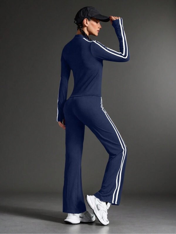 Sport Conjunto de ropa deportiva y yoga para mujer, conjunto de chándal para caminar y uso casual al aire libre, conjunto de ropa de entrenamiento para mujer, conjunto de leggings para mujer - Imagen 31