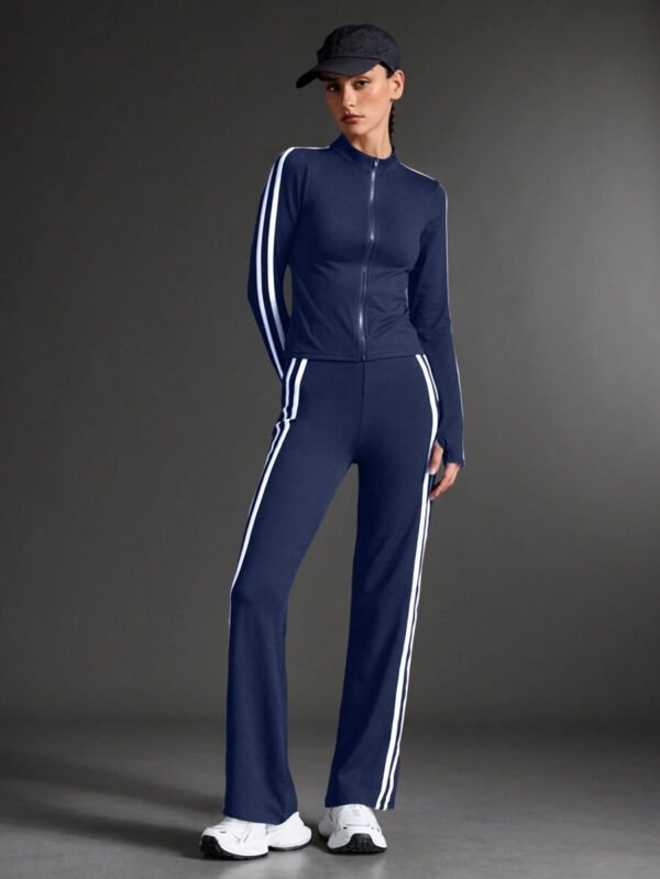 Sport Conjunto de ropa deportiva y yoga para mujer, conjunto de chándal para caminar y uso casual al aire libre, conjunto de ropa de entrenamiento para mujer, conjunto de leggings para mujer - Imagen 33