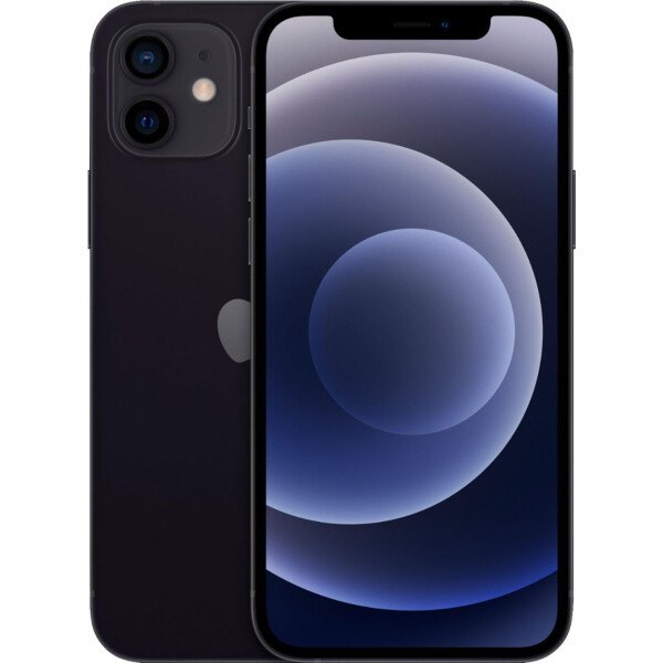 Apple - iPhone 12, 64GB, negro, totalmente desbloqueado (reacondicionado)
