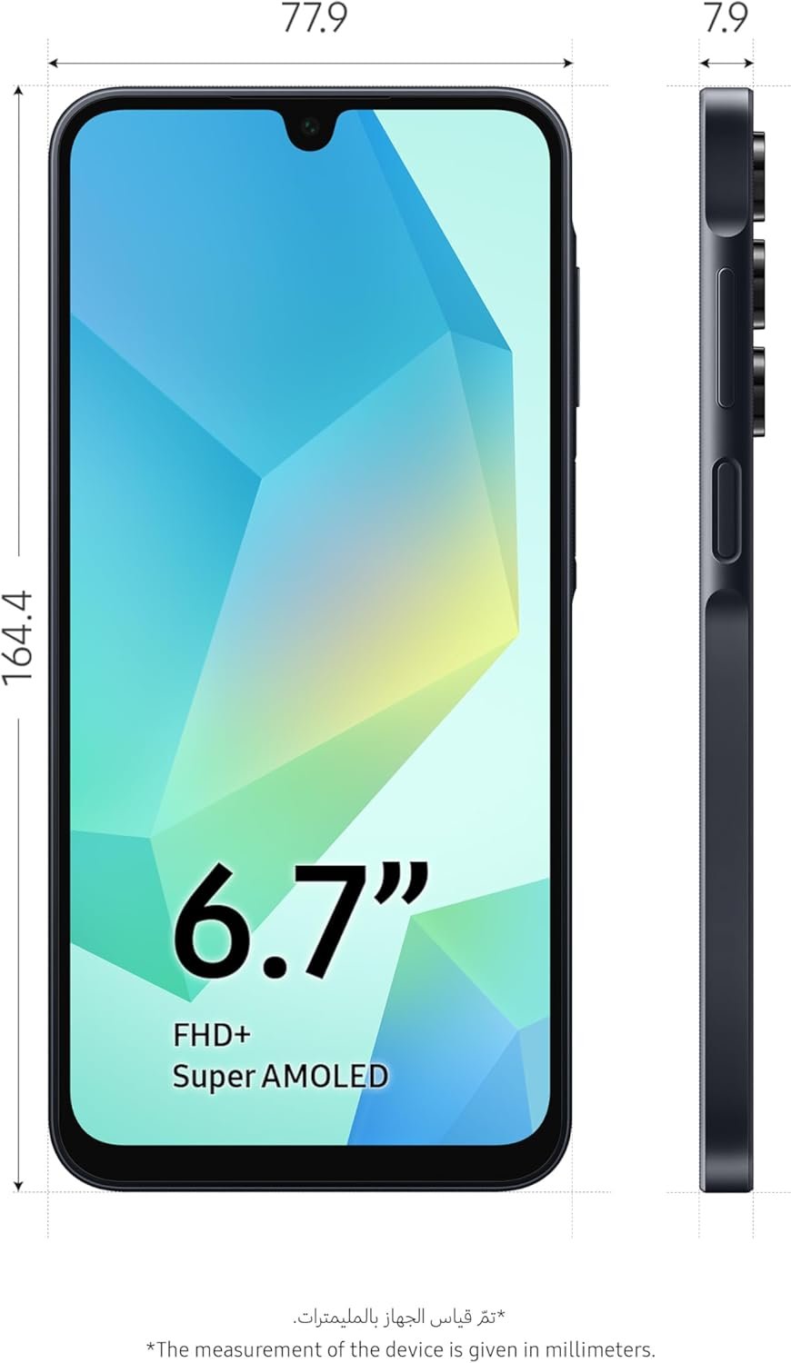 SAMSUNG Galaxy A16 4G LTE (128 GB + 4 GB) Modelo internacional SM-A165F/DS desbloqueado de fábrica de 6.7 pulgadas Dual Sim 50MP Dual Cam (paquete de estuche) (gris) - Imagen 11