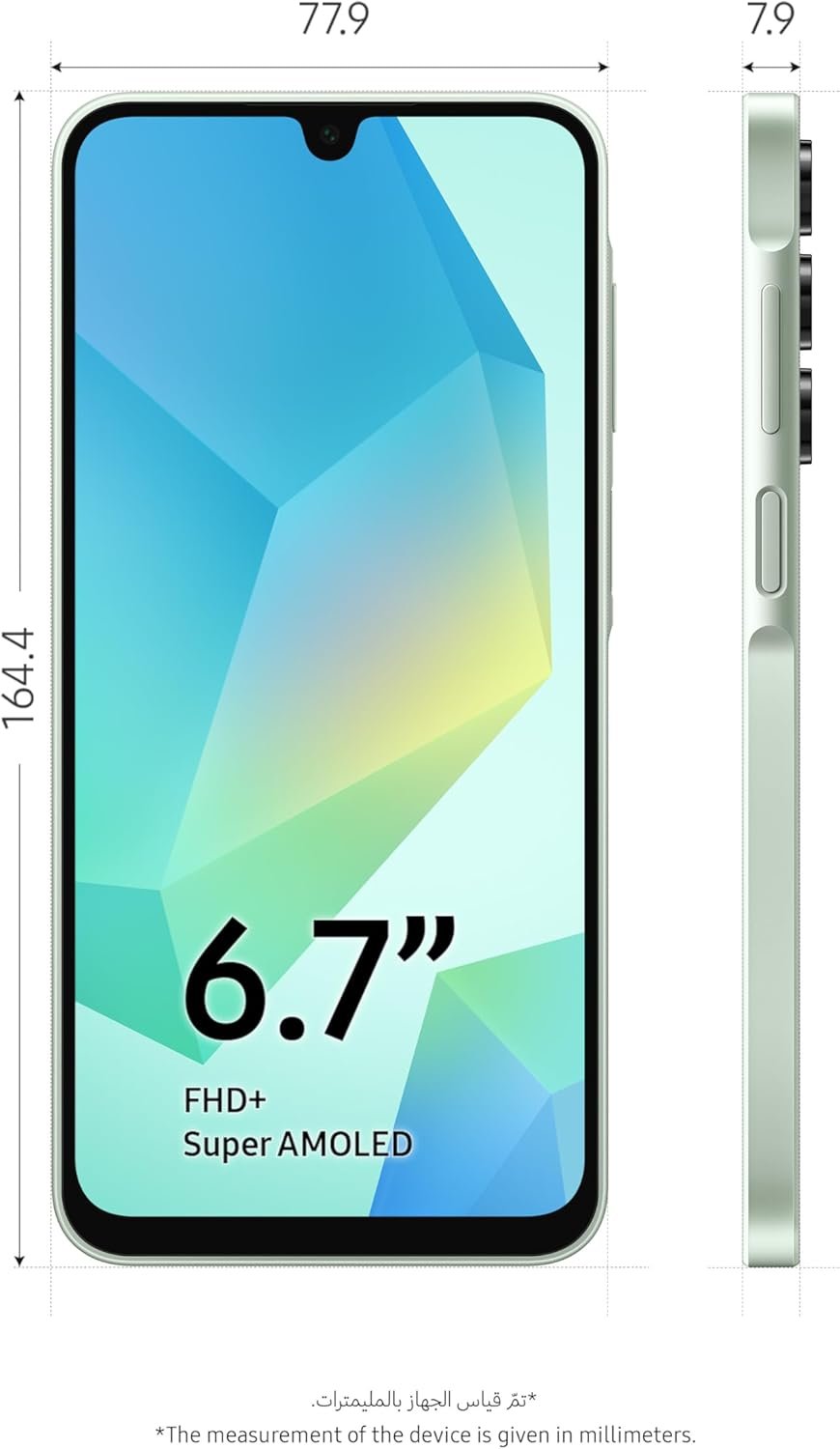 SAMSUNG Galaxy A16 4G LTE (128 GB + 4 GB) Modelo internacional SM-A165F/DS desbloqueado de fábrica de 6.7 pulgadas Dual Sim 50MP Dual Cam (paquete de estuche) (gris) - Imagen 19