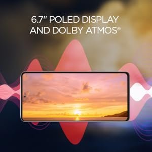 smartphone con longitudes de onda renderizadas detrás de él