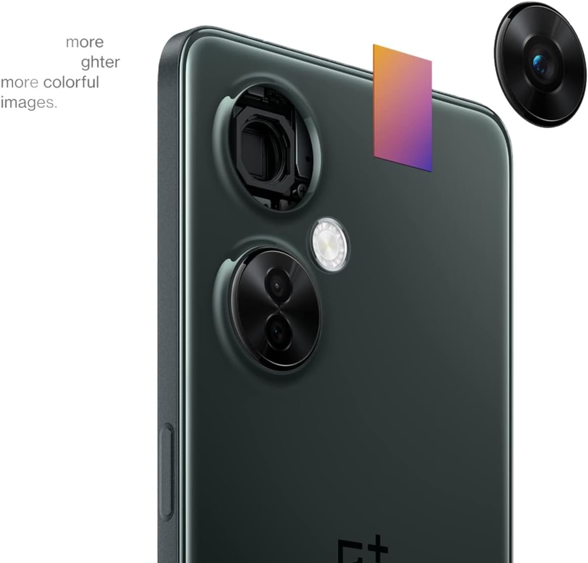 OnePlus Nord N30 5G | Teléfono inteligente Android dual SIM desbloqueado | Pantalla LCD de 6.7 pulgadas | 8+128 GB | Batería de 5000 mAh | Carga rápida de 50 W | Cámara de 108MP | Gris cromático - Imagen 4