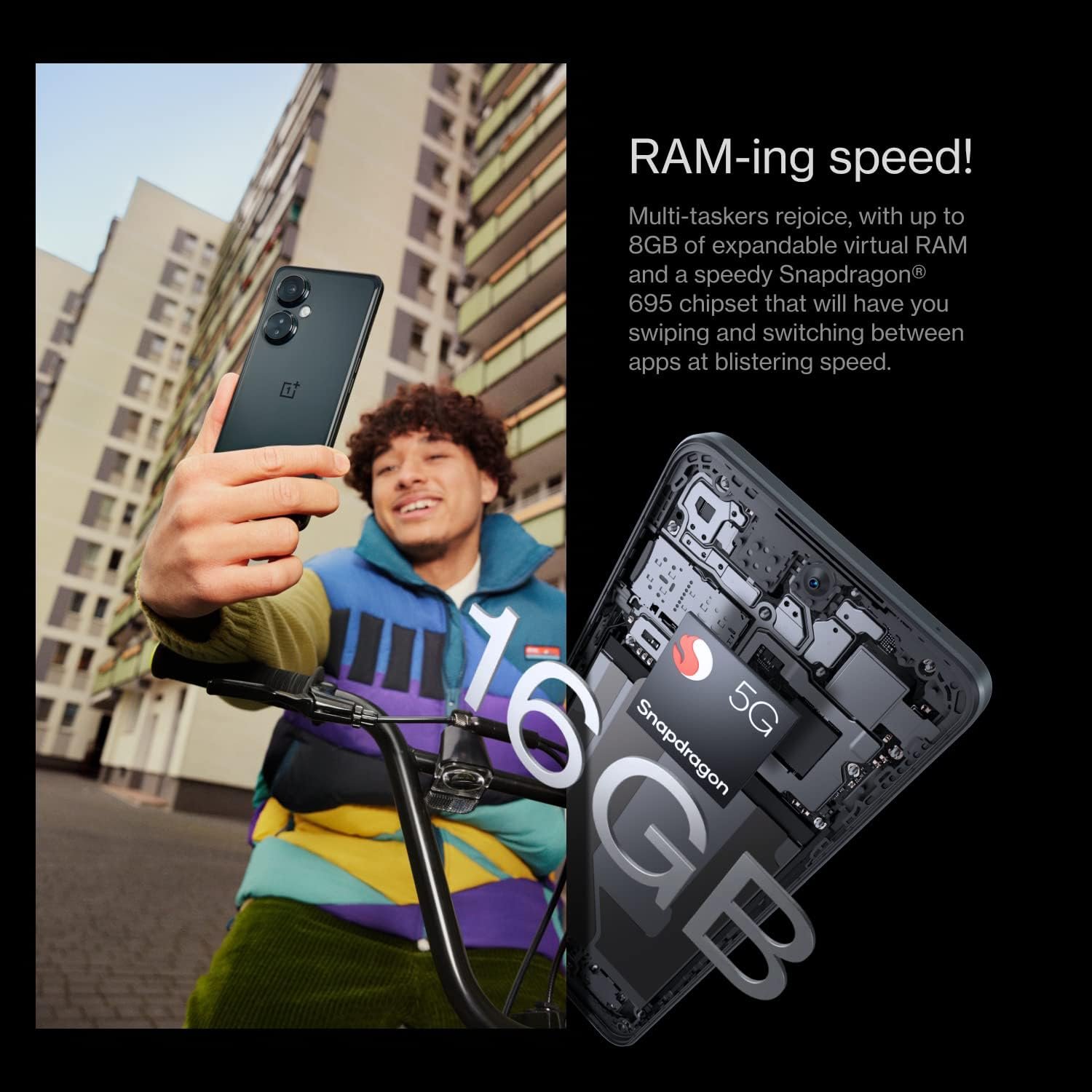 OnePlus Nord N30 5G | Teléfono inteligente Android dual SIM desbloqueado | Pantalla LCD de 6.7 pulgadas | 8+128 GB | Batería de 5000 mAh | Carga rápida de 50 W | Cámara de 108MP | Gris cromático - Imagen 6