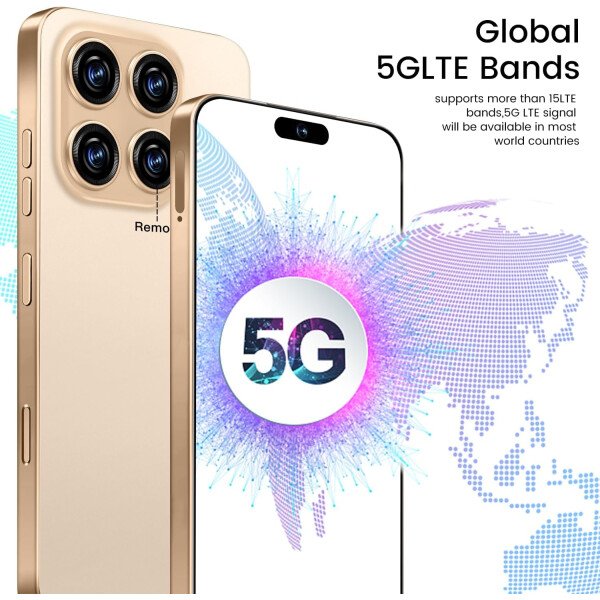 Teléfono celular desbloqueado de 16PROMA X 16+1TB, pantalla HD de 6.99 pulgadas, batería de 7000 mAh, Android 14, desbloqueo de botón de identificación facial, desbloqueo de botón de huellas - Imagen 33