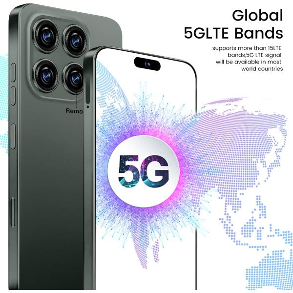 Teléfono celular desbloqueado de 16PROMA X 16+1TB, pantalla HD de 6.99 pulgadas, batería de 7000 mAh, Android 14, desbloqueo de botón de identificación facial, desbloqueo de botón de huellas - Imagen 39