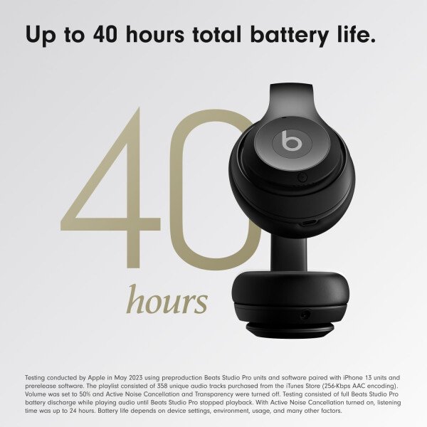 Beats Studio Pro - Auriculares inalámbricos Bluetooth con cancelación de ruido, audio espacial personalizado, audio sin pérdida USB-C, compatibilidad con Apple y Android, hasta 40 horas de duración de - Imagen 46
