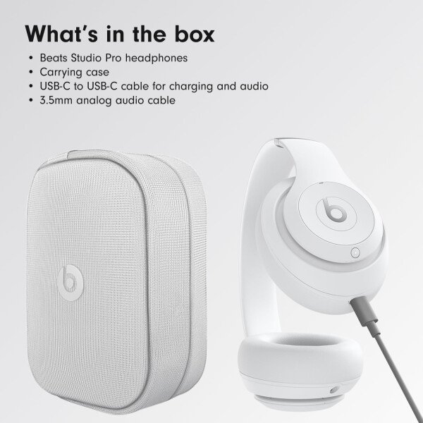 Beats Studio Pro - Auriculares inalámbricos Bluetooth con cancelación de ruido, audio espacial personalizado, audio sin pérdida USB-C, compatibilidad con Apple y Android, hasta 40 horas de duración de - Imagen 60