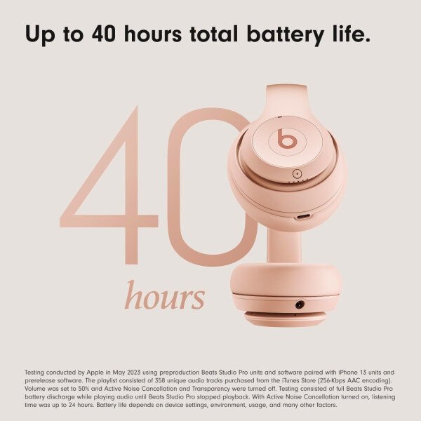 Beats Studio Pro - Auriculares inalámbricos Bluetooth con cancelación de ruido, audio espacial personalizado, audio sin pérdida USB-C, compatibilidad con Apple y Android, hasta 40 horas de duración de - Imagen 62