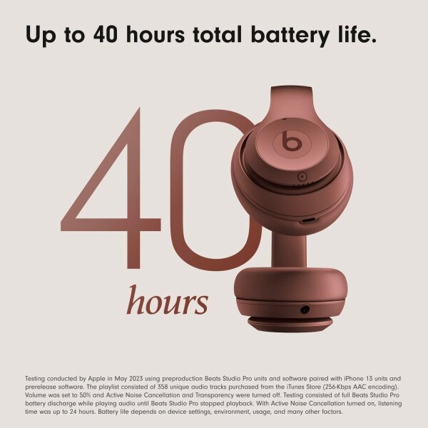 Beats Studio Pro - Auriculares inalámbricos Bluetooth con cancelación de ruido, audio espacial personalizado, audio sin pérdida USB-C, compatibilidad con Apple y Android, hasta 40 horas de duración de - Imagen 66