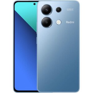 Xiaomi Redmi Note 13 4G LTE (para Tmobile Mint Tello Global) (256 GB + 8 GB) Bandas globales triples desbloqueadas de 6.67 pulgadas y 108MP (azul hielo)