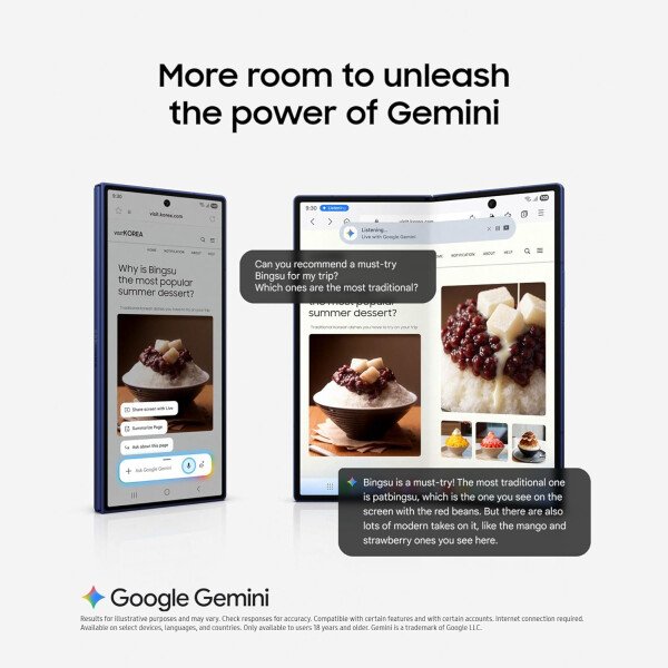 Samsung Teléfono celular Galaxy Z Fold7, teléfono inteligente AI de 256 GB, Android desbloqueado, ediciones de fotos AI, pantalla grande, batería de larga duración, 2025, 1 año de garantía del - Imagen 4