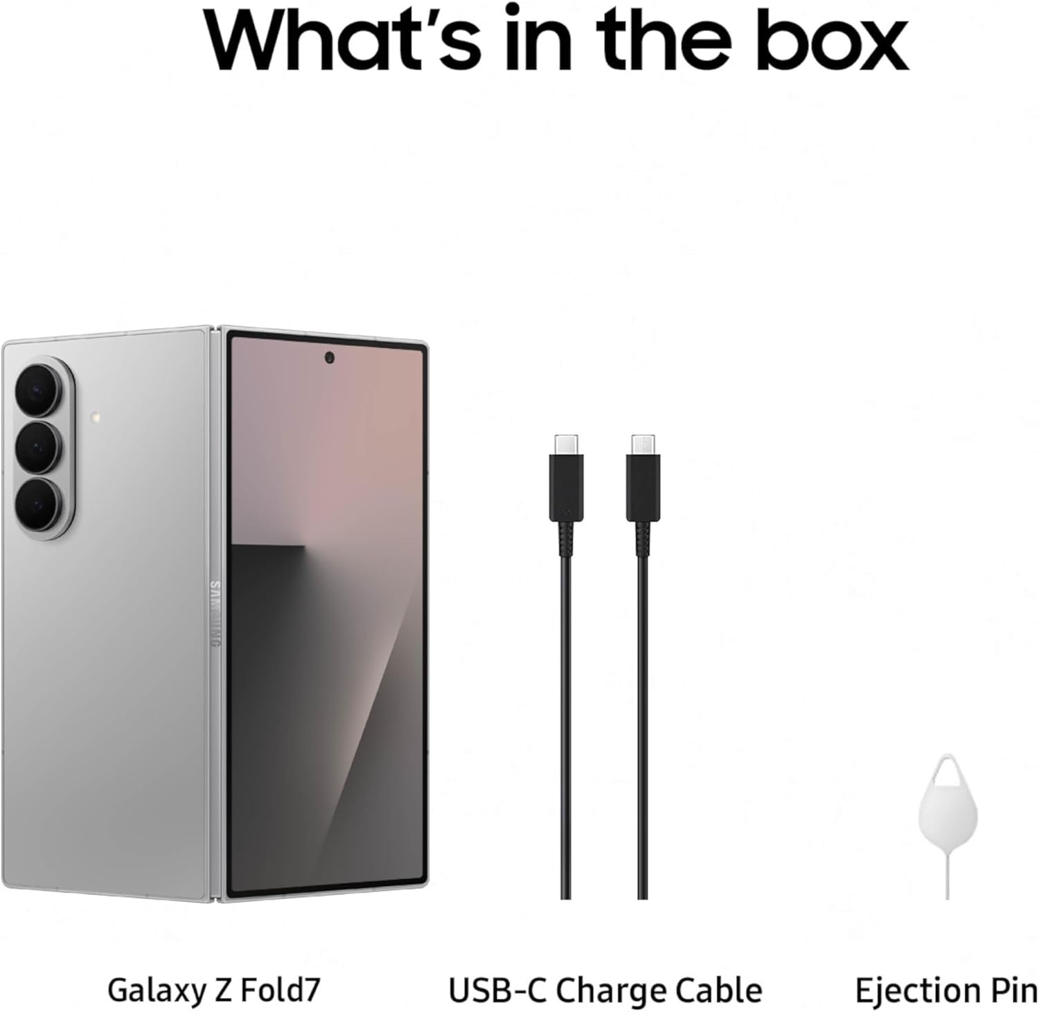 Samsung Teléfono celular Galaxy Z Fold7, teléfono inteligente AI de 256 GB, Android desbloqueado, ediciones de fotos AI, pantalla grande, batería de larga duración, 2025, 1 año de garantía del - Imagen 45