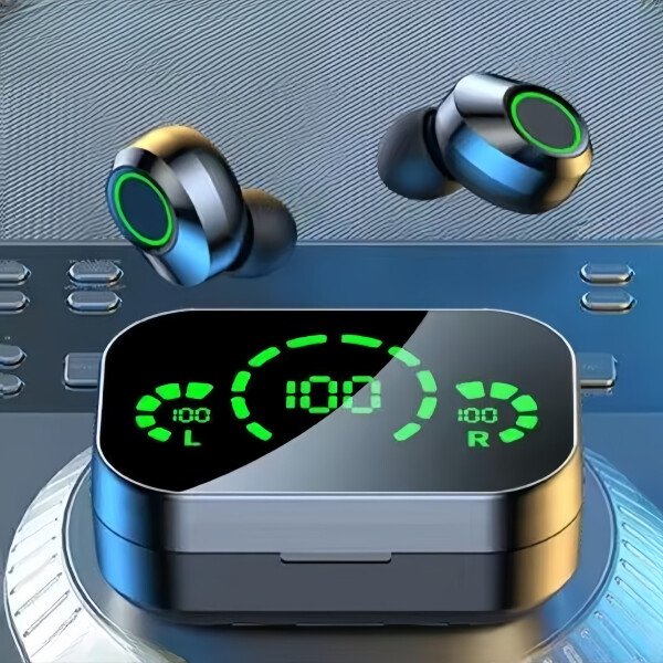 Audífonos inalámbricos Bluetooth YD03 con control táctil y larga duración de reproducción, estuche de carga LED, Bluetooth 5.3 - Imagen 7