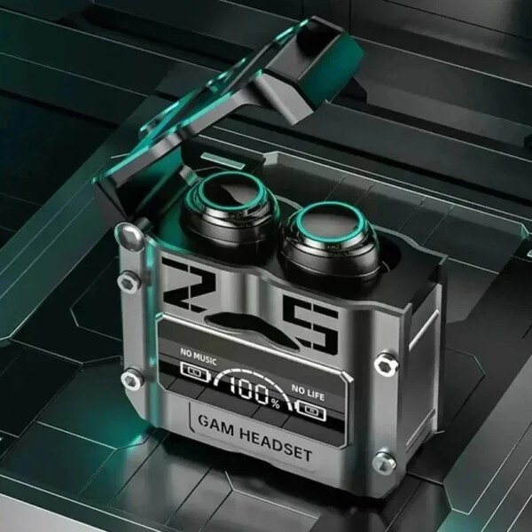 Auriculares inalámbricos M25 con reducción de ruido HQ de alta calidad TWS, intrauditivos tipo C con pantalla LED y recarga. - Imagen 3