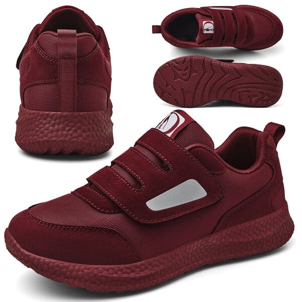 Zapatos ortopédicos para diabéticos, antideslizantes, ligeros, con cierre de velcro para fascitis plantar. - Imagen 2