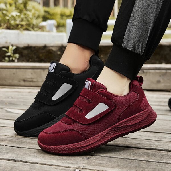 Zapatos ortopédicos para diabéticos, antideslizantes, ligeros, con cierre de velcro para fascitis plantar. - Imagen 3
