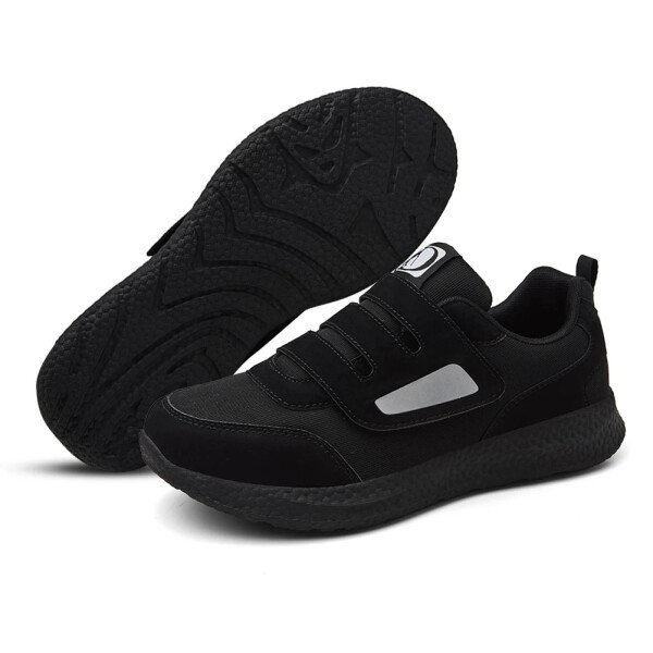 Zapatos ortopédicos para diabéticos, antideslizantes, ligeros, con cierre de velcro para fascitis plantar. - Imagen 4