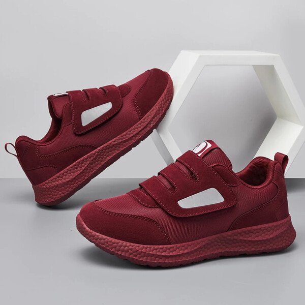Zapatos ortopédicos para diabéticos, antideslizantes, ligeros, con cierre de velcro para fascitis plantar. - Imagen 5