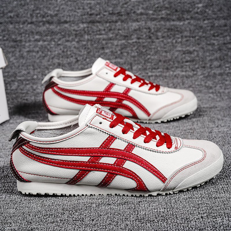 Zapatos de diseñador de lujo para hombre, zapatillas informales de cuero de marca de alta calidad, zapatillas deportivas ligeras retro para hombre y mujer. - Imagen 4