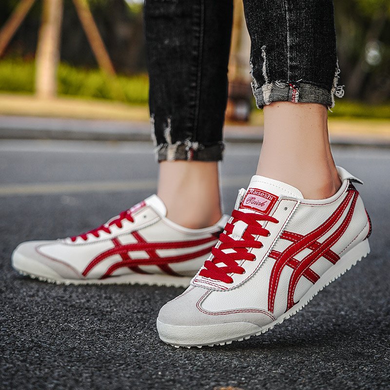 Zapatos de diseñador de lujo para hombre, zapatillas informales de cuero de marca de alta calidad, zapatillas deportivas ligeras retro para hombre y mujer. - Imagen 5