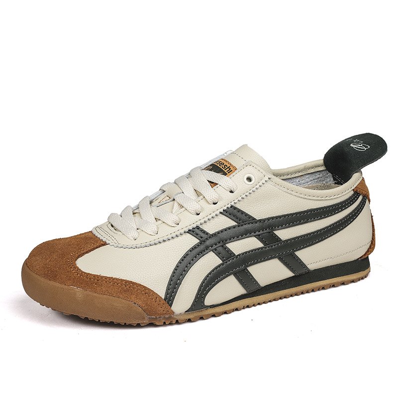 Zapatos de diseñador de lujo para hombre, zapatillas informales de cuero de marca de alta calidad, zapatillas deportivas ligeras retro para hombre y mujer. - Imagen 7