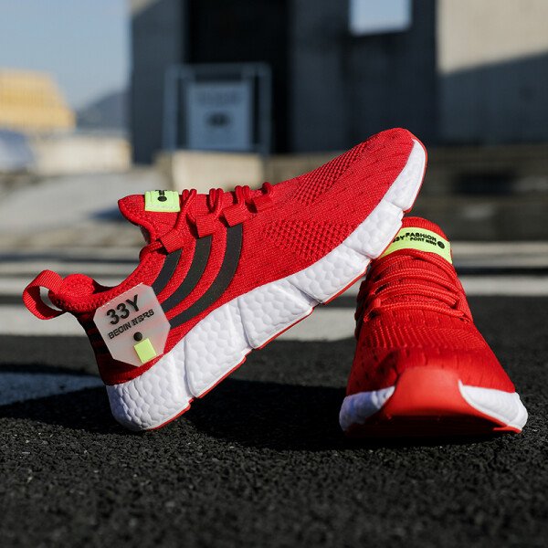 Zapatillas deportivas informales de verano para hombre, transpirables, ligeras, de malla, para correr al aire libre, deportivas, para caminar - Imagen 4
