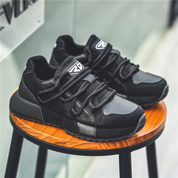 Zapatos de hombre de talla grande, otoño 2025, nuevos, para exteriores, de plataforma baja, informales, antideslizantes, resistentes al desgaste, cómodos, para correr. - Imagen 7