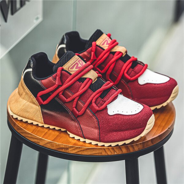 Zapatos de hombre de talla grande, otoño 2025, nuevos, para exteriores, de plataforma baja, informales, antideslizantes, resistentes al desgaste, cómodos, para correr. - Imagen 9