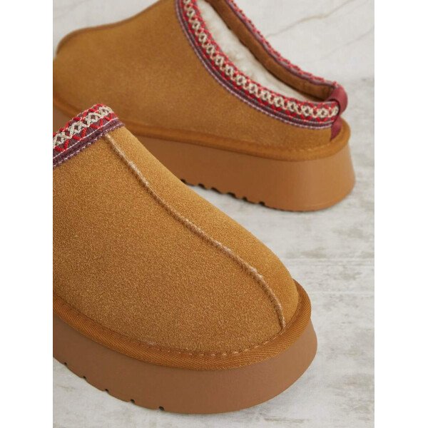 Solezae Botas de mujer de puntera redonda, botines y botitas cortas color beige, botas de moda para mujeres - Imagen 20