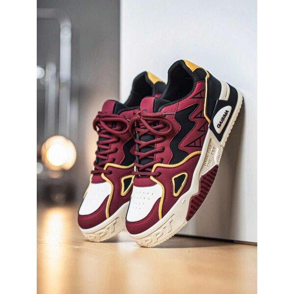 Nuevos zapatos casuales de verano transpirables vulcanizados para hombres, tenis con suela gruesa antideslizante de patrón de graffiti aleatorio de moda - Imagen 53