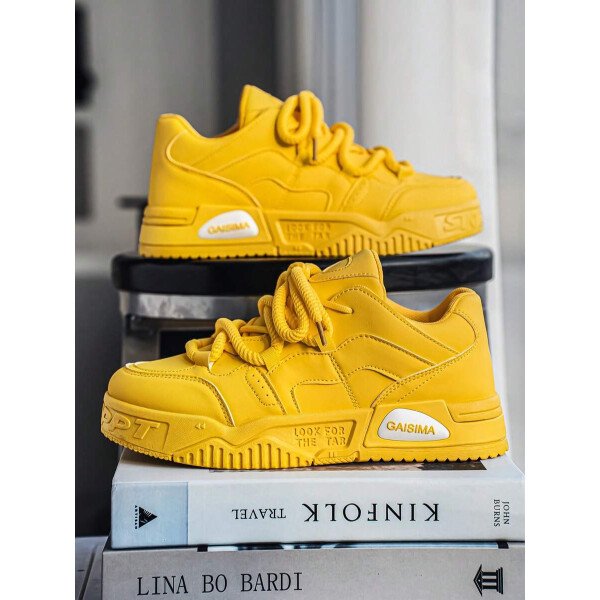 Nuevos zapatos casuales de verano transpirables vulcanizados para hombres, tenis con suela gruesa antideslizante de patrón de graffiti aleatorio de moda - Imagen 63
