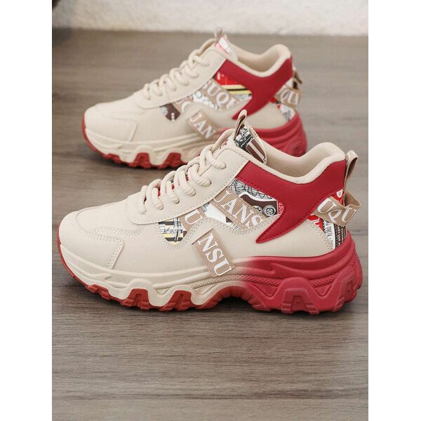 Nuevos zapatos deportivos informales para mujeres de talla grande, con plataforma y suela gruesa, livianos, cómodos, antideslizantes, de moda y versátiles - Imagen 6