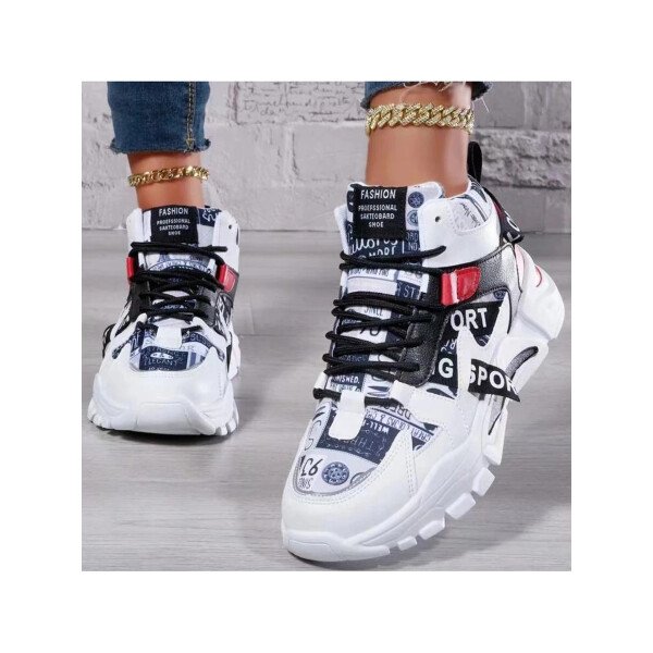 Zapatillas deportivas gruesas para mujer con moda casual, cómodas, ligeras y adecuadas para deportes al aire libre - Imagen 6