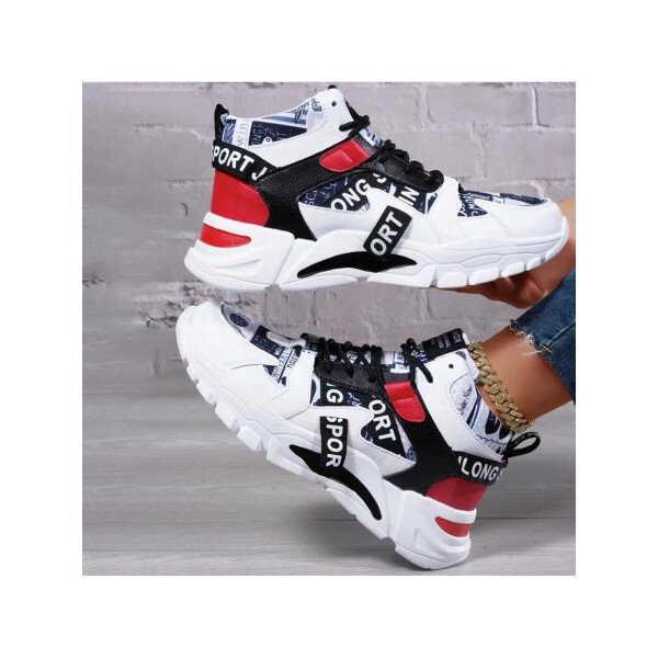 Zapatillas deportivas gruesas para mujer con moda casual, cómodas, ligeras y adecuadas para deportes al aire libre - Imagen 7