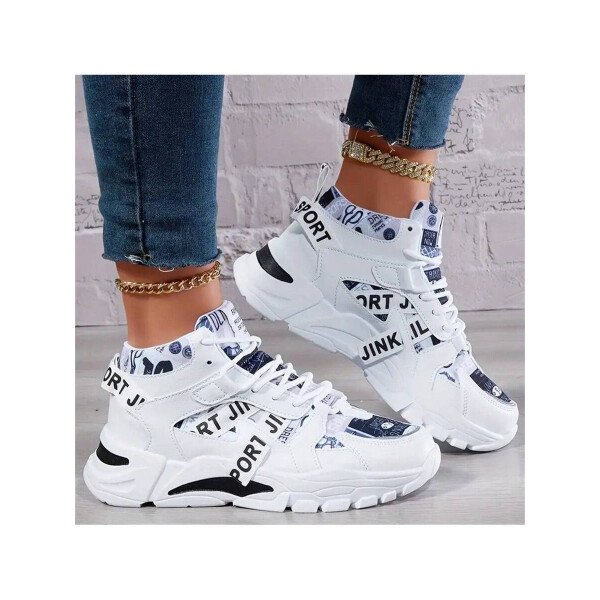 Zapatillas deportivas gruesas para mujer con moda casual, cómodas, ligeras y adecuadas para deportes al aire libre - Imagen 9